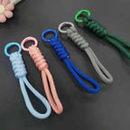 Paracord Braided Keychain Wrist Lanyard for Outdoor Everyday Carry