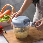 Manual Garlic Chopper – Meat Mincer & Vegetable Cutter Tool