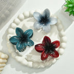 3Pcs/18Pcs Egg Flower Hair Clips Gradient Candy Color Flowers Suitable for Daily Backcombed Ponytail Shark Clip Hair Accessories