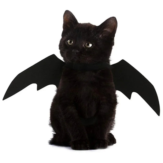 1Pcs Halloween Pet Bat Wings Costume – Cat & Dog Harness
