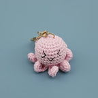 Ocean Series Animal Doll Crochet Keychain Handmaking Knitted Tropical Fish Keyrings Crochet Shark Doll Keychain Custom Accessory