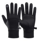 Cycling gloves Warm Full Fingers Waterproof Cycling Outdoor Sports Running Motorcycle Ski Touch Screen Fleece Gloves