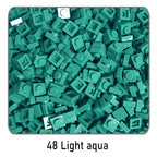 100Pcs DIY Bricks Parts 3024 1x1 Plate Educational Tech Construction Assmble Compatible Block Parts Toys for Child Kids