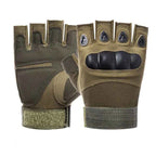 Outdoor  Fingerless Gloves Hard Knuckle Paintball Airsoft Hunting Combat Riding Hiking  Half Finger Gloves