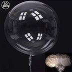10/20/30/50pcs 10/12/16/18/20/24/36inch Transparent Bobo Balloon Clear Bubble Birthday Party Wedding Baby Shower Decor Supplies