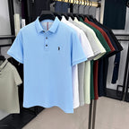 Men's 100% Cotton Polo Shirt – Short Sleeve Casual Golf & Business Shirt