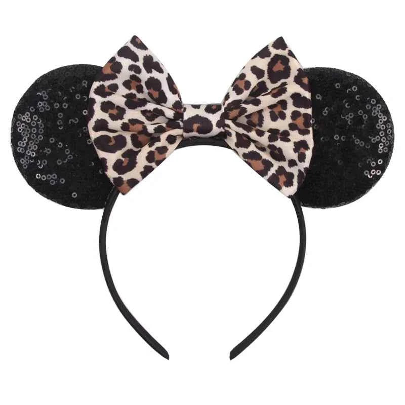 2026 Chic Embroidery Sequin Ears Headband Classical DOT Bow Hairband For Girls Women Party Head Wear Kids DIY Hair Accessories