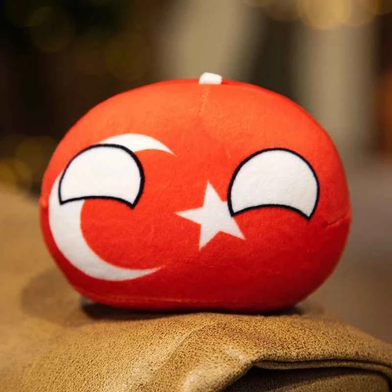 70 styles 10cm Country Ball Plush Toys Polandball Pendant Country Balls Countryball Stuffed Doll Toy Christmas Gift for Kids