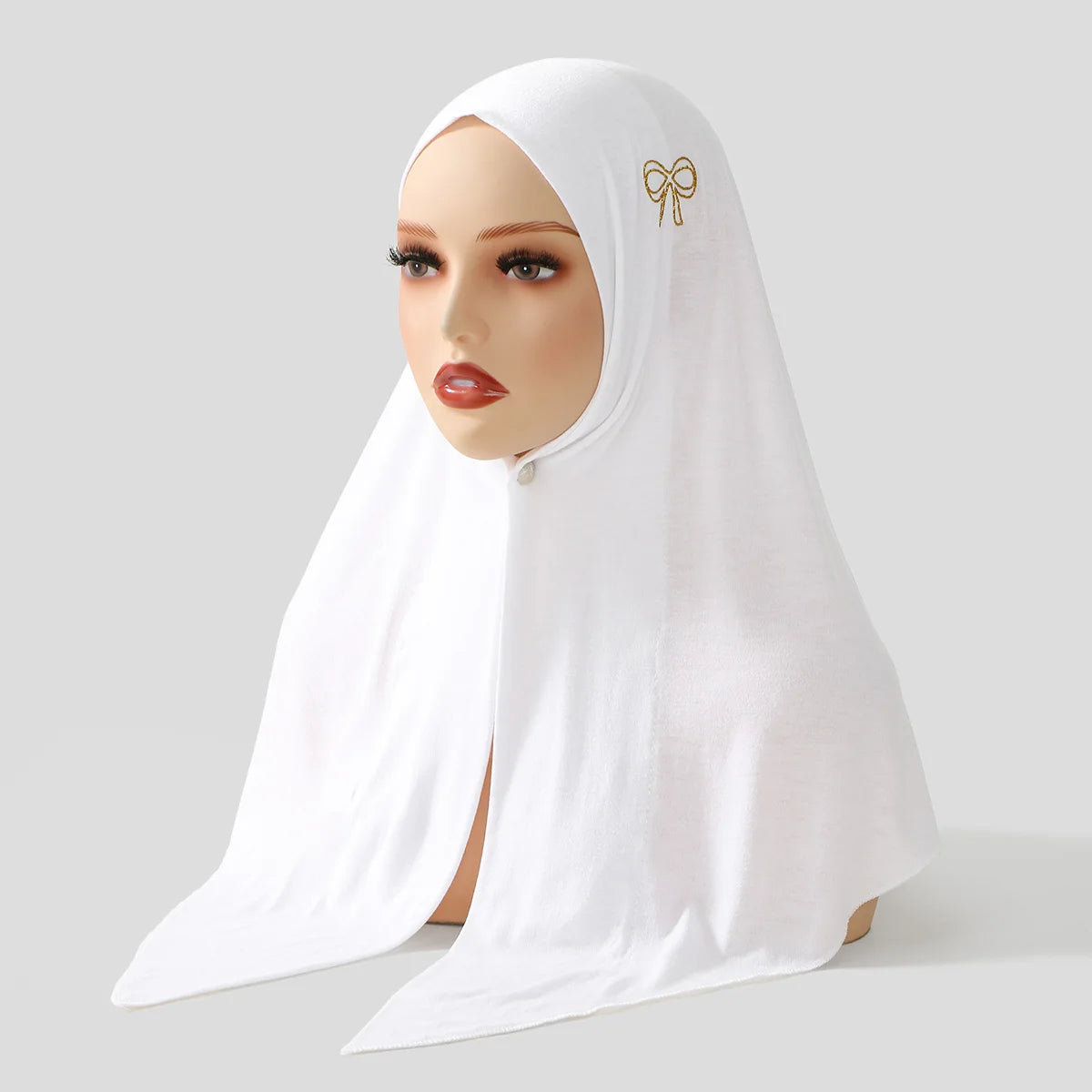 Solid Color Cotton Triangle Scarf Muslim Hijab Shawls Woman Soft Wraps Lady Fashion Causal Turban Islamic Jersey Headband