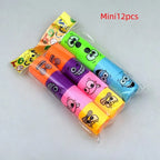 24PCS Rainbow Magic Springs Circle Toys Kids Birthday Party Favors Guests Giveaway Small Gifts Pinata Fillers Flexible Funny Toy