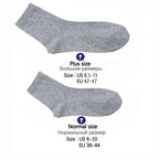 10 Pairs Men's Cotton Socks New Style Black Business Men Socks Soft Breathable Summer Winter for Male Socks Plus Size 38-47
