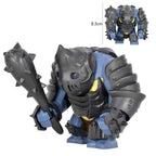 Medieval Orc Warrior Building Block Figure Fantasy Toy Set