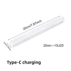 Wireless Rechargeable LED Night Lights Motion Sensor Lights Closet Kitchen Night Lights Bedroom Sensor Light Cabinet Stair Light