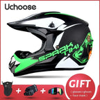 Free Gift For Adults Children Professional Off-road Helmet Motorcycle Helmet Downhill DOT Racing Motorcycle Motor Helmet
