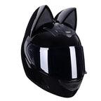 Cat Ear Motorcycle Helmet For Women Full Face Motocross Motorbike Men's Moto Helmet Breathable DOT Certification Girlfriend Gift