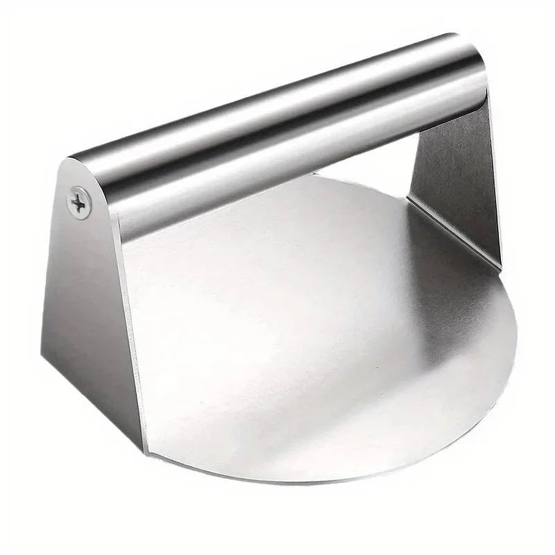 Heavy Duty Stainless Steel Smash Burger Press – BBQ Patty Smasher & Meat Press Tool