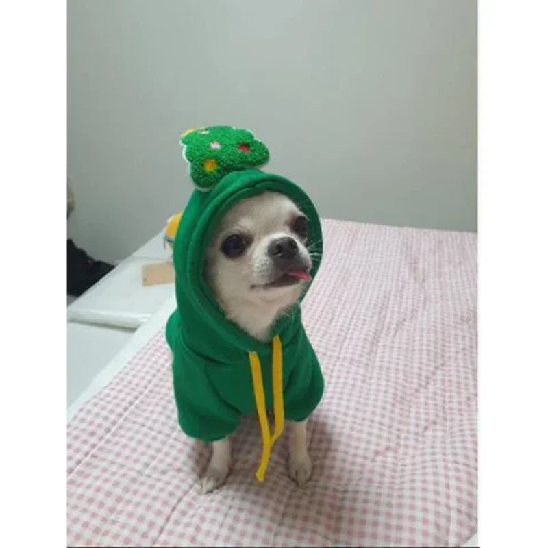 Dog Christmas Clothes – Cozy Winter Coat for Small & Medium Dogs