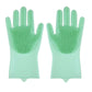 Pet Grooming Cleaning Gloves Dog Cat Bathing Shampoo Glove Scrubber Magic Dishwashing Cleanner Sponge Silicon Hair Removal Glove - WTN Essentials 
