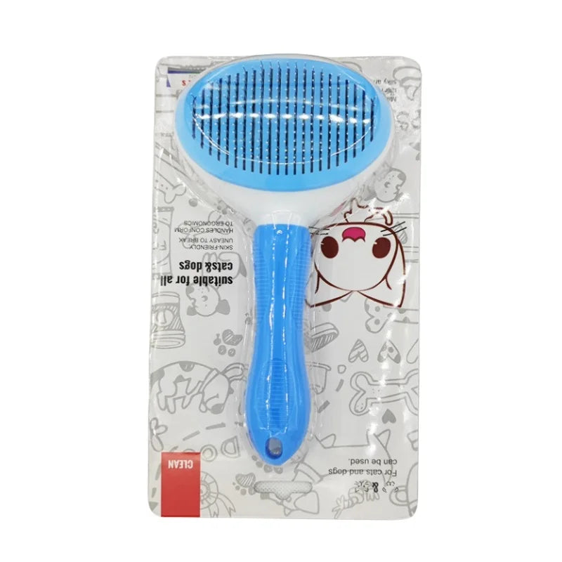 Self-cleaning Pet Hair Remove Comb Cat Slicker Brush Pet Hair Removal Comb For Cats Grooming Brushes Dog Combs Cat Accessories - WTN Essentials 