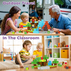 Magnetic Blocks, Magnetic Tiles Building Blocks, Magnet Cubes Toddler Kids Toys, Sensory STEM Toys for 3-5 4-6 5-7 6-8 Year Old