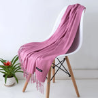 Fashion Solid Scarf Women Cashmere Soft Winter Warm Scarves Hijab Female Long Headband Shawl Wraps Bandana Foulard 2022 Echarpe
