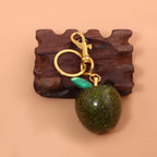 Fashion Apple Keychain Cute Crystal Red Apple Pendant Keyring For Backpack Decoration Exquisite Accessories Gifts