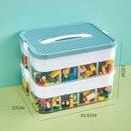 Plastic Storage Box For Lego Children Jigsaw Puzzle Building Block Container Classification Part Sort Box Kidroom Toy Organizer