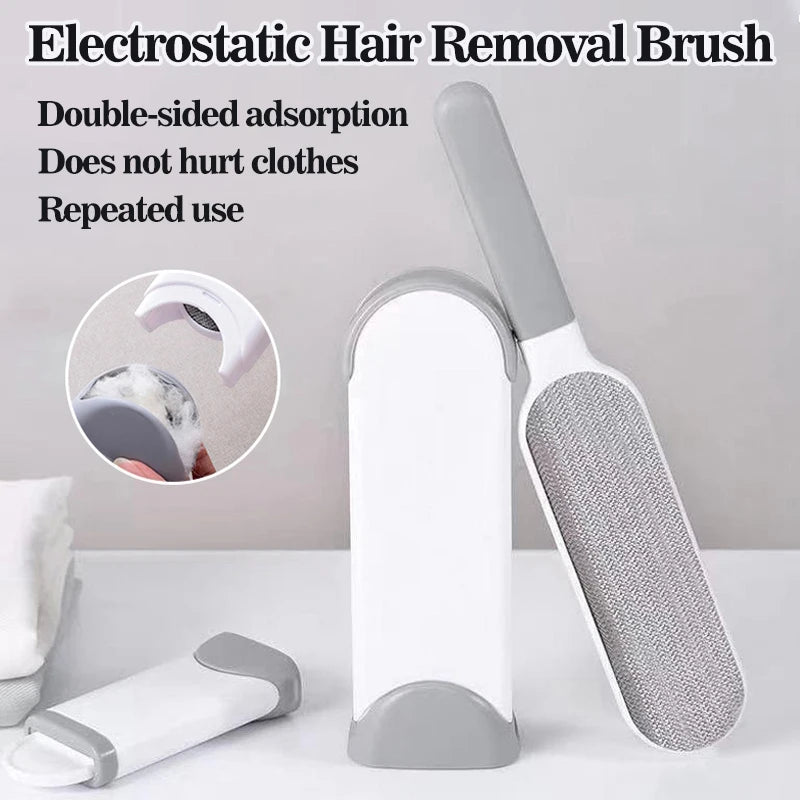 Magic Clothes Lint Remover Reusable Pet Cat Hair Fur Roller Brush Reusable Static Dusting Cleaning Brushes Manual Cleaner Tool - WTN Essentials 