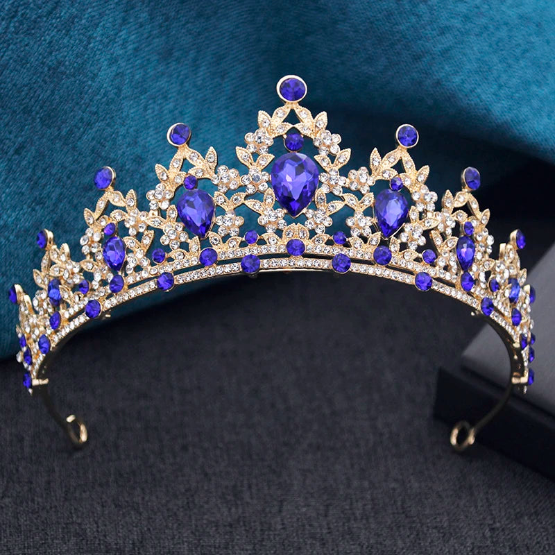 15 Colors Princess Crown Bridal Tiaras and Crowns for Women Prom Birthday Wedding Hair Jewelry Party Head Accessories