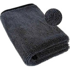 Dark gray car microfiber towel, oversized strong absorbent car wash cloth, high-efficiency cleaning wipe cloth