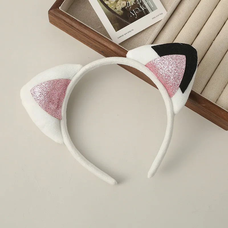 Gabby Dollhouse Headband for Girls Birthday Party Headbands with Cute Ear Cartoon Cosplay Headpiece Halloween Hair Accessories