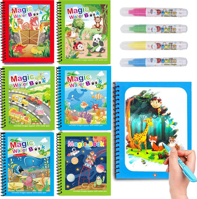 Magic Water Drawing Book – Reusable Mess-Free Painting Toy