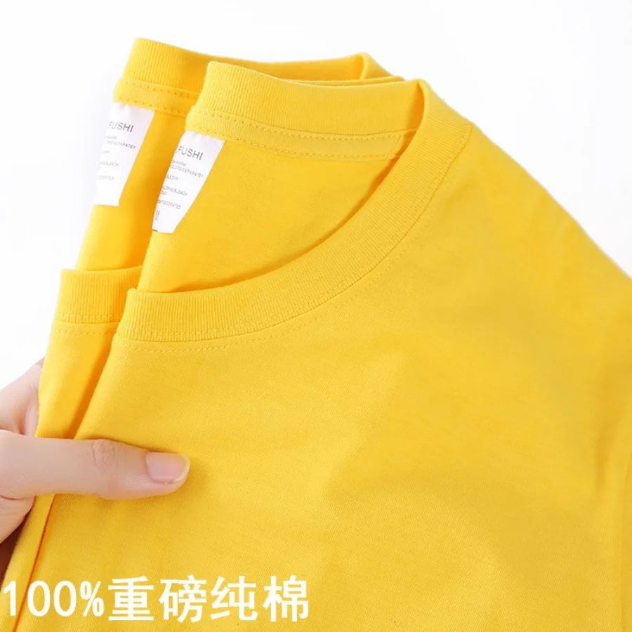 Casual summer T-shirt for men and women, made from 100% soft cotton.