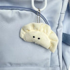 Soft Plush Dumpling Keychain Cute Food Bag Charm