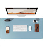 Large PU Leather Desk Pad – Non-Slip Office Mouse Pad & Desk Protector for Laptop, Keyboard, and Workstation