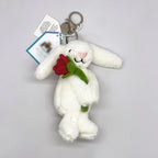 Golf Ball Plush Keychain, Grape Keychain, Jellyfish Plush toy, Hippopotamus, And Plush Elephant JC Bag Keychain