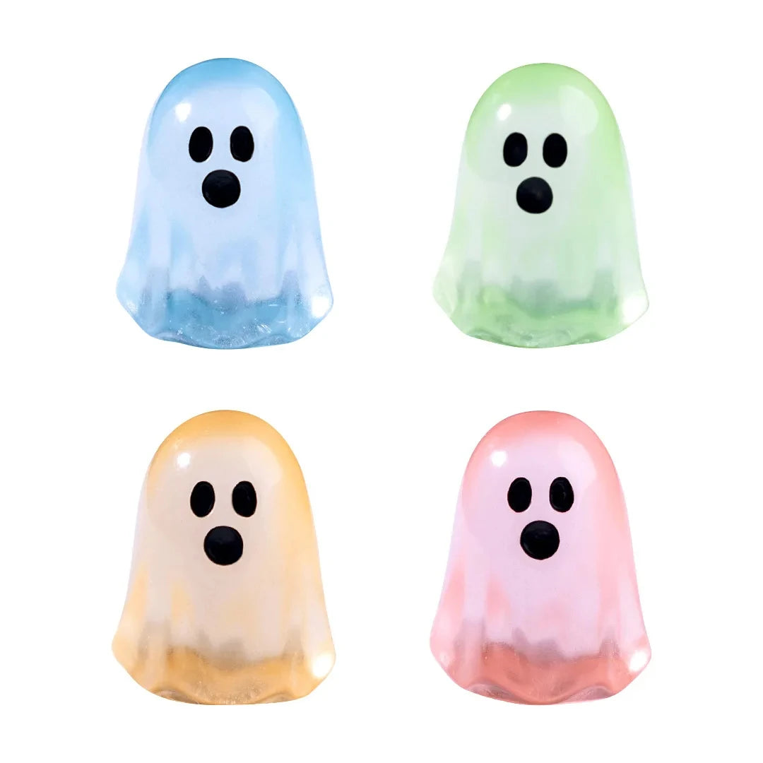Luminous Ghost Mini Figures – Glow-in-the-Dark Halloween Decor