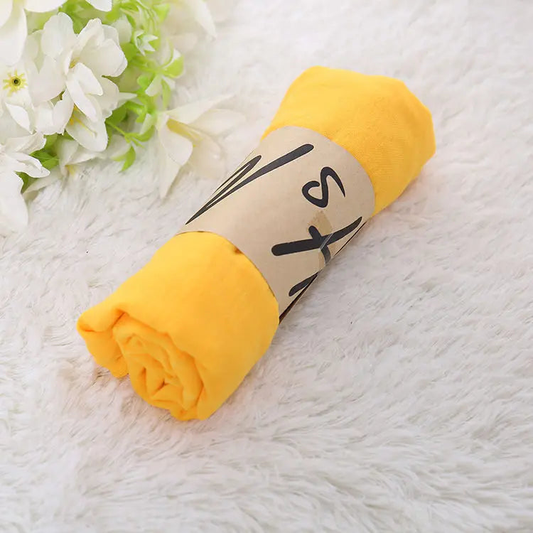 Fashion Korean Scarf Women Luxury Spring Winter Solid Color Hijabs For Woman Shawls Wraps Pashmina Bandana Scarves Wedding Gift