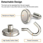 1-40PCS Strong Magnetic Hooks Multi-Purpose Storage Hooks Home Kitchen Bar Storage Hooks Key Storage Hooks Bathroom Hangers