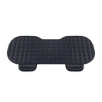Car Seat Cover Front Rear Flocking Cloth Cushion Non Slide Winter Auto Protector Mat Pad Keep Warm Universal Fit Truck Suv Van