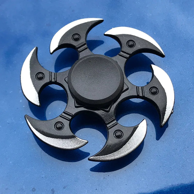 Colorful Zinc Alloy Fidget Spinner Smooth Bearing Hand Gyro Toy