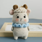 Cute Rabbit Crochet Keychain Handmade Bunny Bag Charm