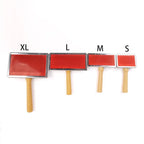 Wool Carding Comb Shedding Tool Pet Cleaning Spinning Needle Grooming Cats Supplies Dogs Hair Wooden Handle Slicker Brush Profes - WTN Essentials 