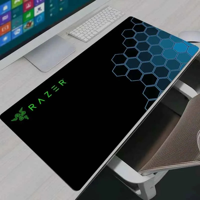 Razer Hexagon Mouse Pad Anime Gaming Accessories XXL Carpet Gamer PC Computer Keyboard Desk Mat Mausepad Office Gifts Mouse Pads