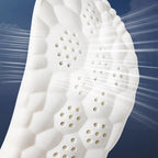 1/2/4pairs Latex Sport Insoles Soft High Elasticity Shoe Pads Orthotic Breathable Shock Absorption Cushion Arch Support Insole
