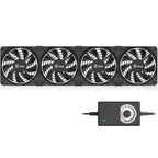 TEUCER 3000RPM 120MM Large Air Volume 220V Btc Mining Machine Workstation Cabinet Server Case Cooling System Fan with Adapter