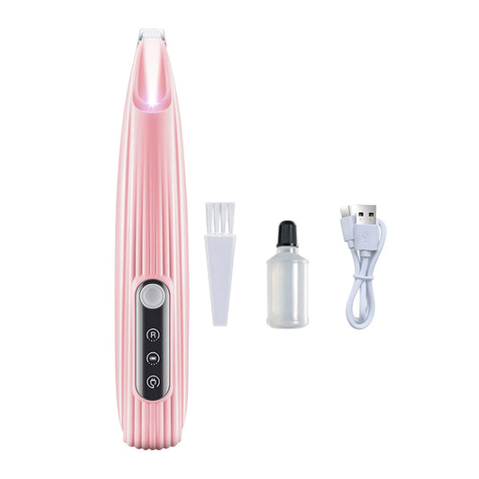 Portable Dog Paw Trimmer with Led Light Rechargeable Cordless Nail Grinder Shaver for Cats And Other Pets Nail Grooming Tools - WTN Essentials 