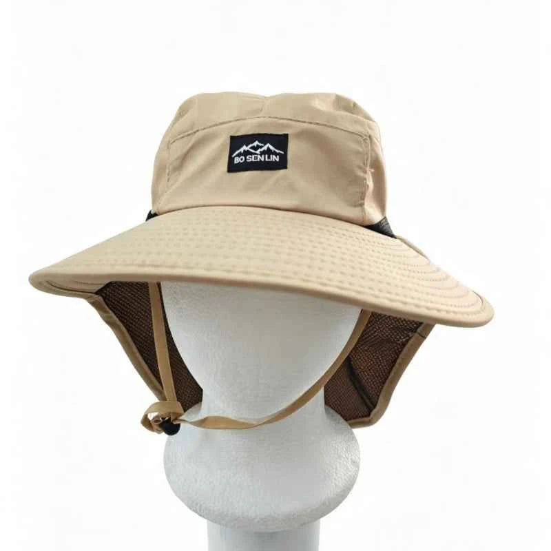 Hot Sale Unisex Windproof Quick-Dry Fisherman Hat, UV Sun Protection with Neck Flap for Outdoor Fishing Hiking Camping Travel