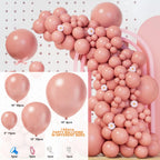 148Pcs Pastel Pink Balloons Baby Pink Balloon Garland Arch Kit Baby Shower Birthday Wedding Valentine's Day Party Decorations