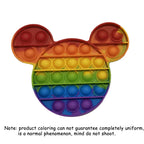 Silicone Rubber Anti Anxiety Stress Relief Push Pop Bubble Rainbow Pumpkin Ghost Fidget Toys Squeeze The Toy for Kids Adults